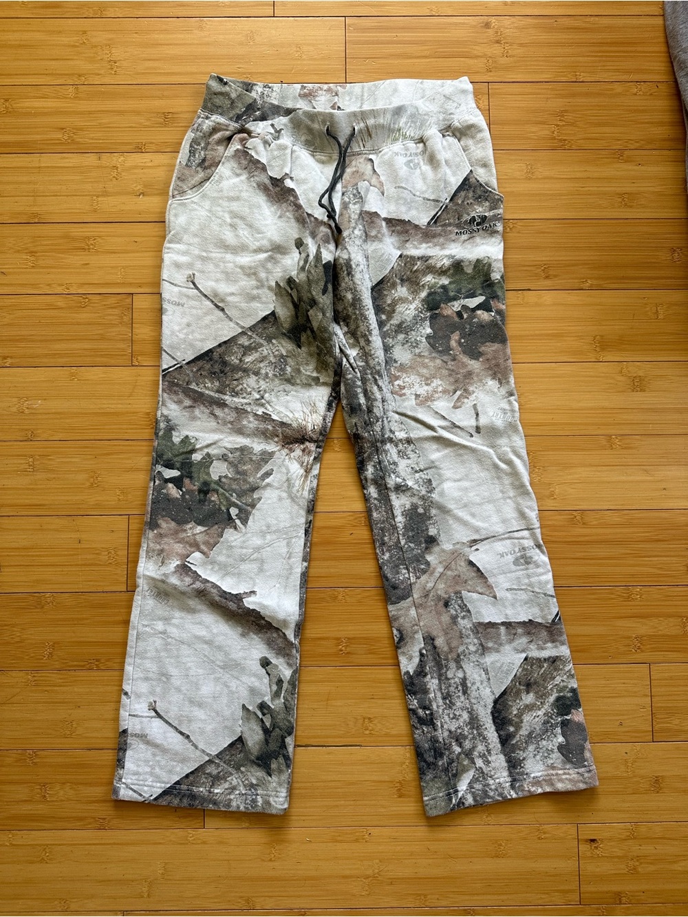 Mossy Oak women’s Camouflage Drawstring Joggers - Brown Green Gray